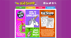 Desktop Screenshot of kidscoop.com